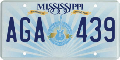MS license plate AGA439