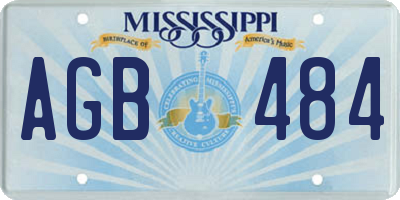 MS license plate AGB484