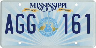 MS license plate AGG161