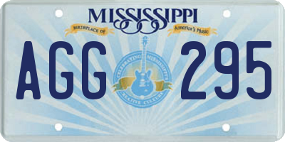MS license plate AGG295