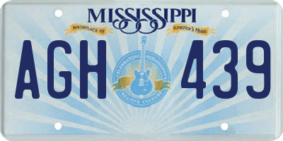 MS license plate AGH439