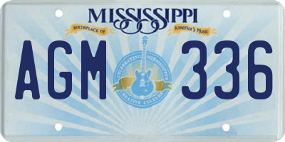 MS license plate AGM336