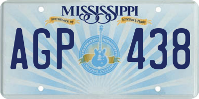 MS license plate AGP438