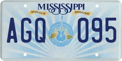 MS license plate AGQ095