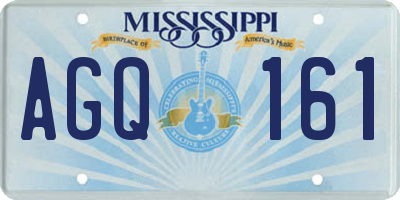 MS license plate AGQ161