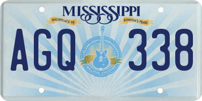 MS license plate AGQ338