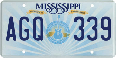 MS license plate AGQ339