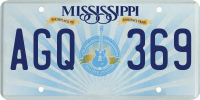MS license plate AGQ369