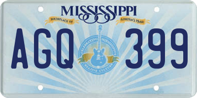 MS license plate AGQ399