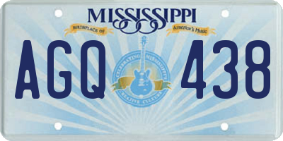 MS license plate AGQ438