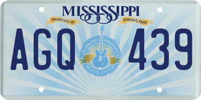MS license plate AGQ439