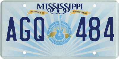 MS license plate AGQ484