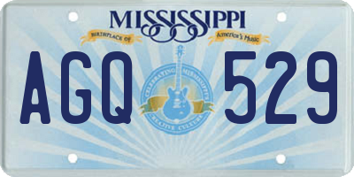 MS license plate AGQ529