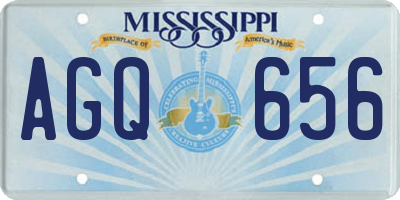 MS license plate AGQ656