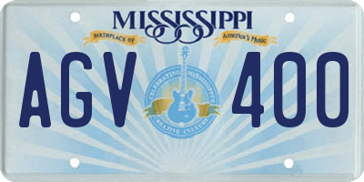 MS license plate AGV400