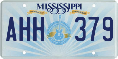MS license plate AHH379