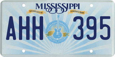 MS license plate AHH395