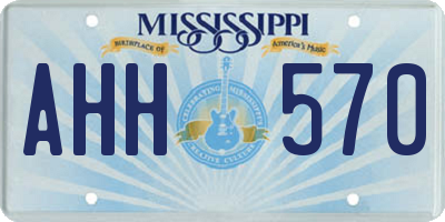 MS license plate AHH570