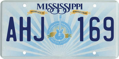 MS license plate AHJ169