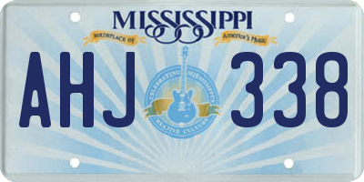 MS license plate AHJ338
