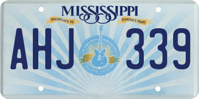 MS license plate AHJ339