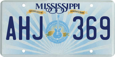 MS license plate AHJ369