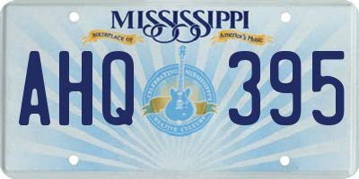 MS license plate AHQ395