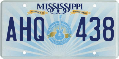 MS license plate AHQ438