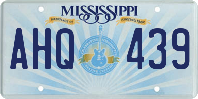 MS license plate AHQ439