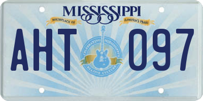 MS license plate AHT097