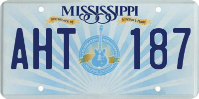 MS license plate AHT187