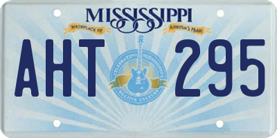 MS license plate AHT295