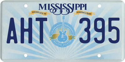 MS license plate AHT395