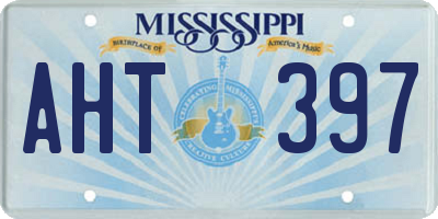 MS license plate AHT397