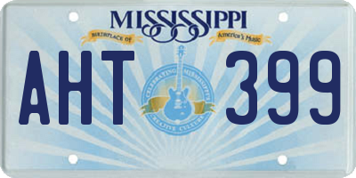 MS license plate AHT399