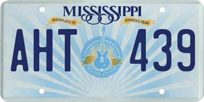 MS license plate AHT439