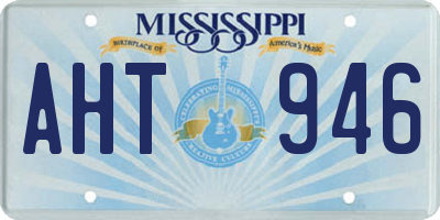 MS license plate AHT946