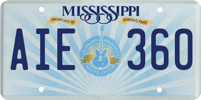 MS license plate AIE360