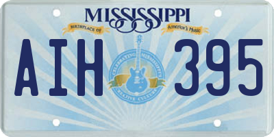 MS license plate AIH395