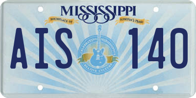 MS license plate AIS140