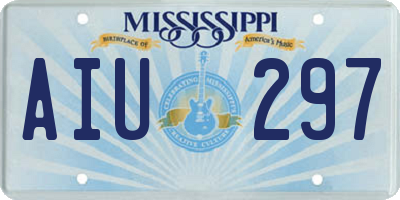 MS license plate AIU297