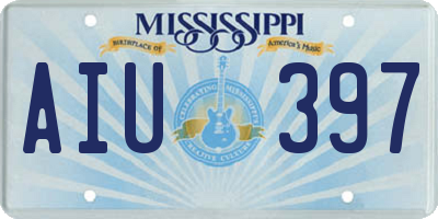 MS license plate AIU397