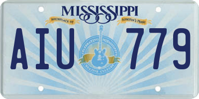 MS license plate AIU779