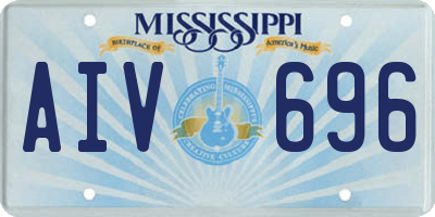MS license plate AIV696