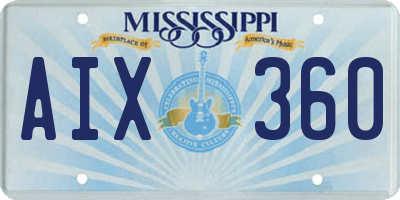 MS license plate AIX360