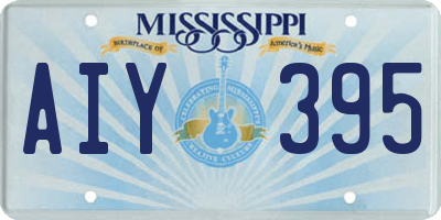 MS license plate AIY395