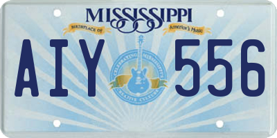 MS license plate AIY556