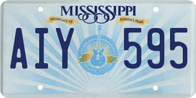 MS license plate AIY595