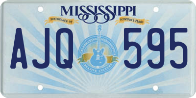 MS license plate AJQ595