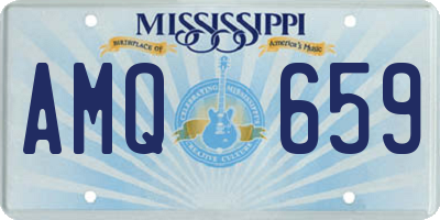 MS license plate AMQ659